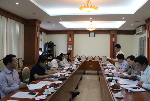 An inspecting delegation on State administration reform from the Ministry of  Home Affair visits with the Government Committee for Religious Affairs